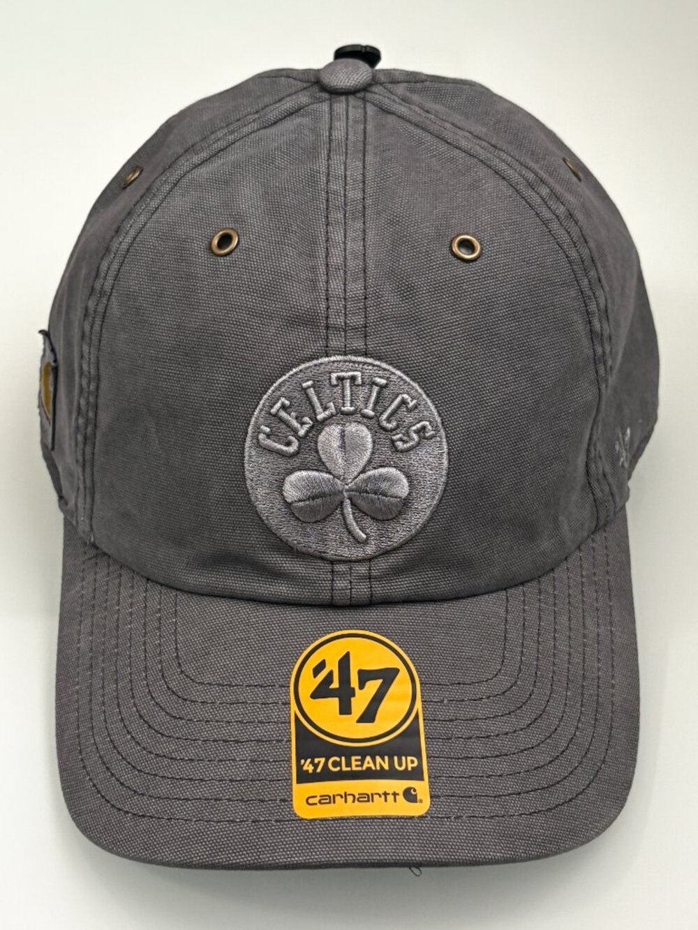 '47 Brand x Carhartt Boston Celtics Clean Up Dyed Shadow Strapback Hat OSFM NWT